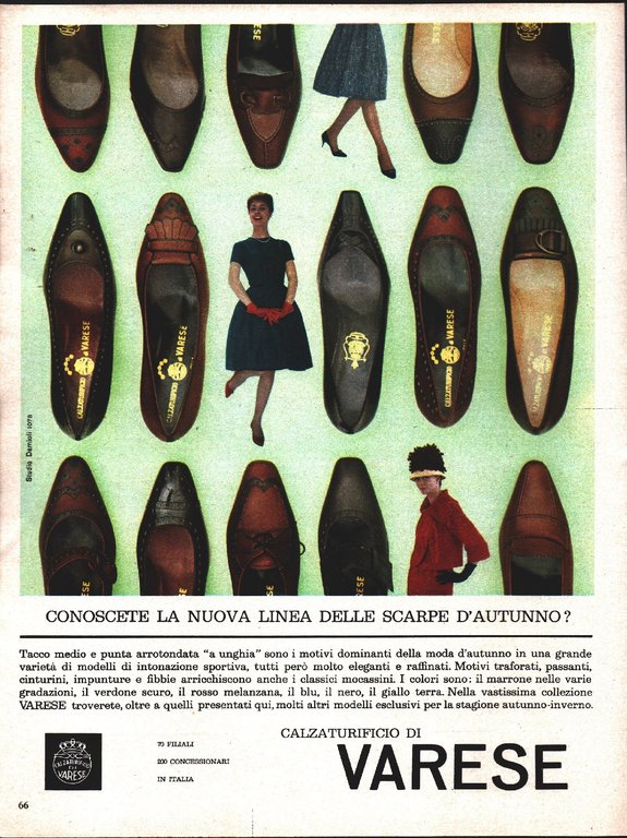 Calzaturificio di Varese. Advertising  1962