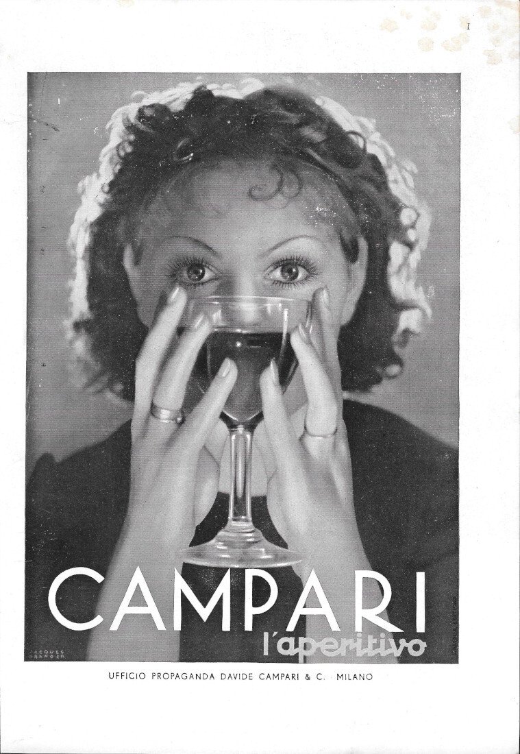 Campari l'aperitivo / Pirelli Stella Bianca - Advertising 1937
