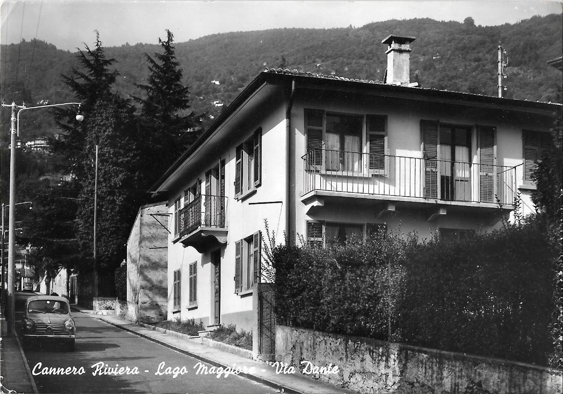 Cannero Riviera. Lago Maggiore. Via Dante. Non viaggiata