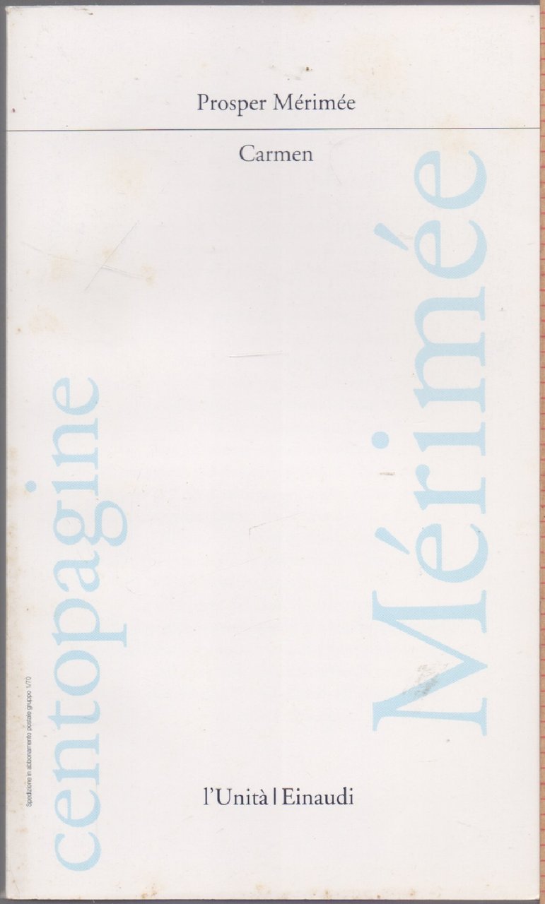 Carmen - Prosper Mèrimèe | Immagine principale