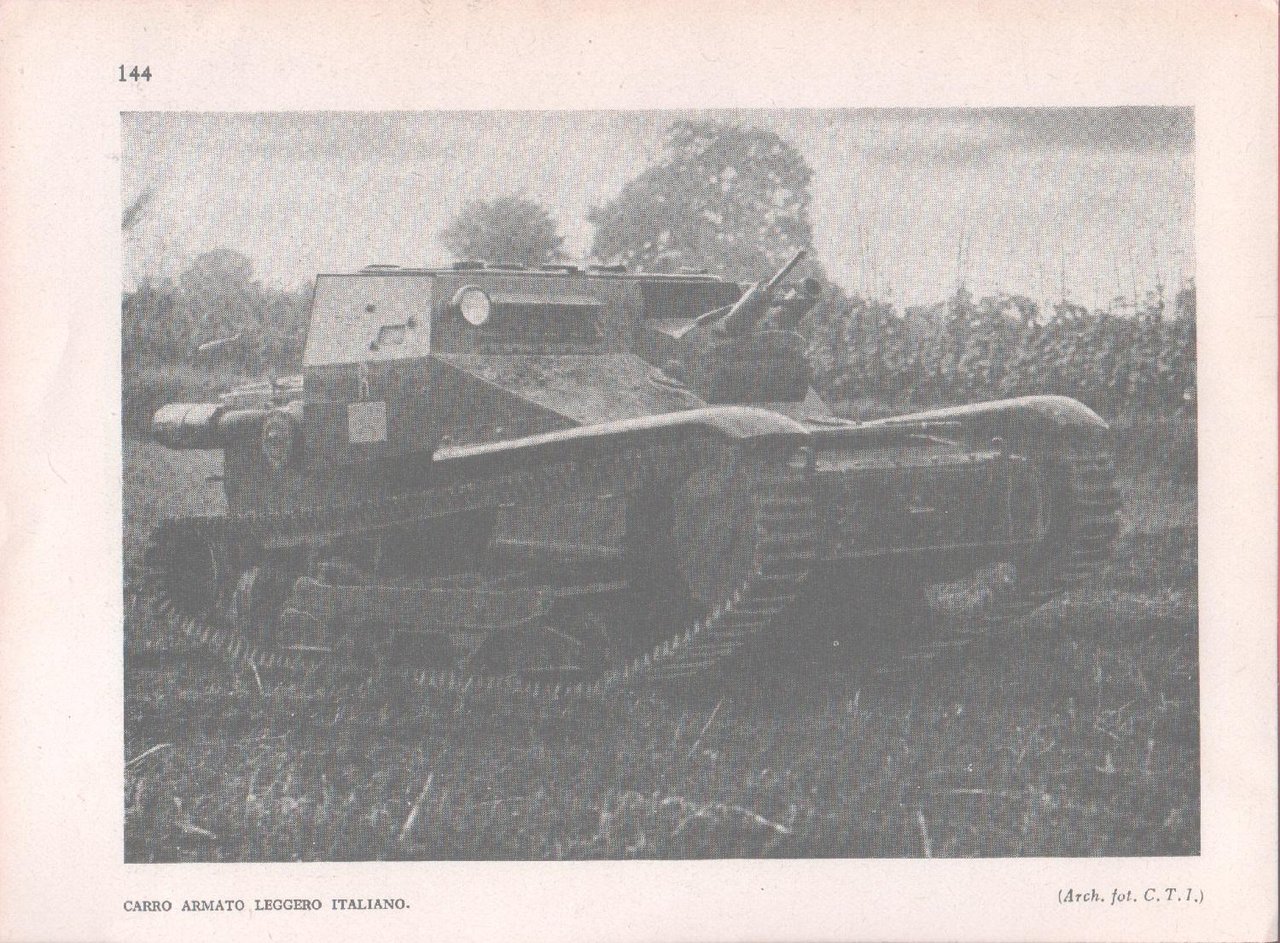 Carro armato leggero italiano (CV L3-35)/ Carro italiano tipo 4. …