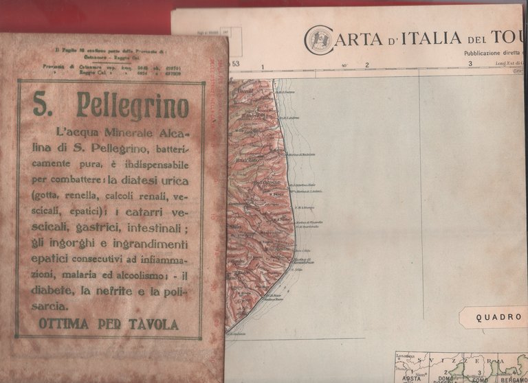 Carta d'Italia del Touring Club Italiano - Foglio 55 Badolato | Immagine Gallery 2