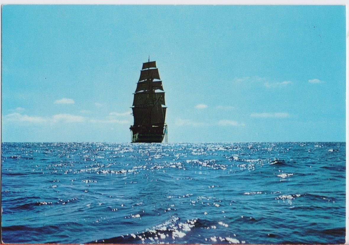 Cartolina - Nave scuola A. Vespucci