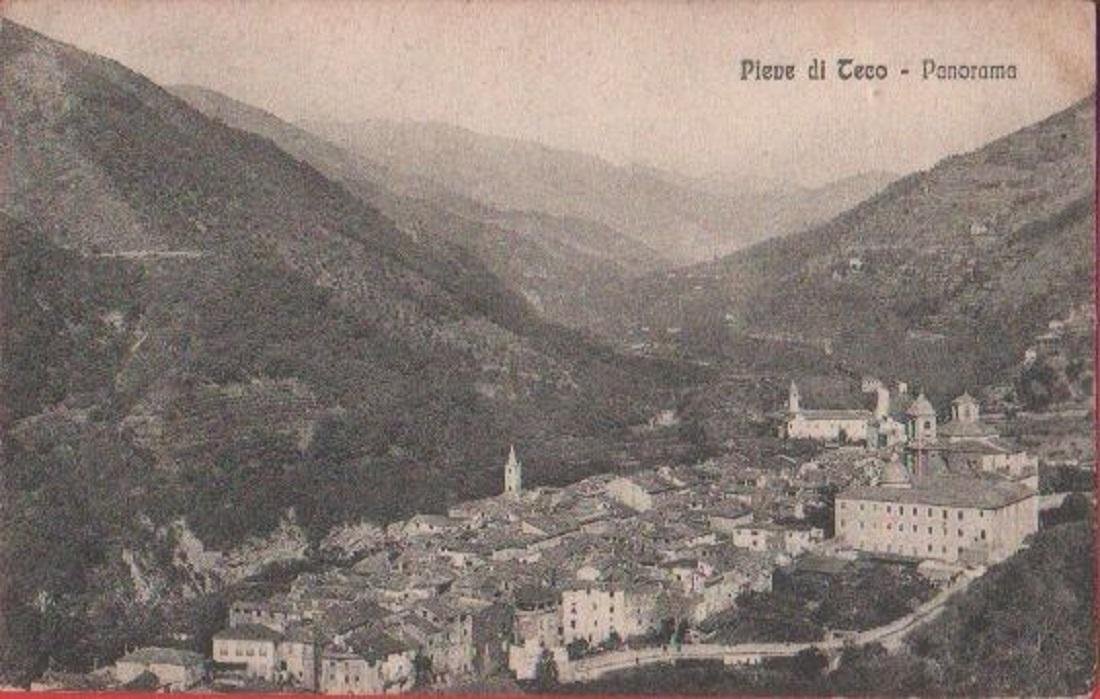 Cartolina - Pieve di Teco (IM). Panorama