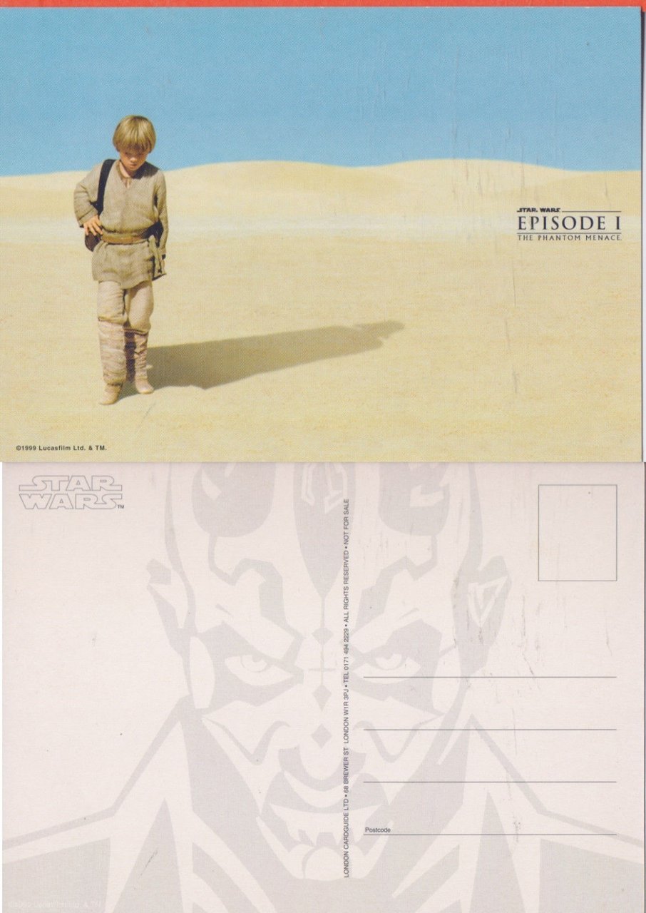 Cartolina - Star Wars: Episode I. The Phantom Menace. Uscita …