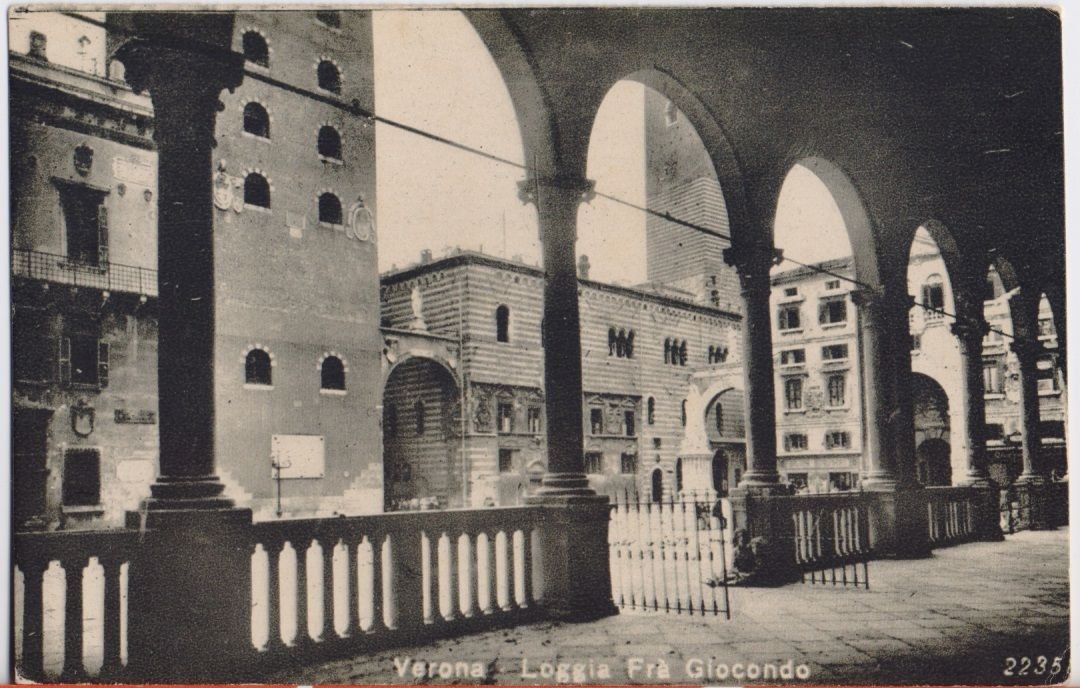 Cartolina - Verona Loggia di Fra' Giocondo