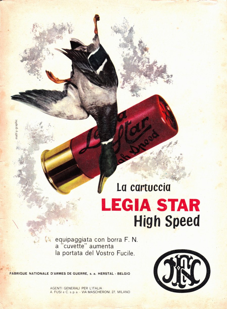 Cartuccia Legia Star High Speed. Advertising 1961