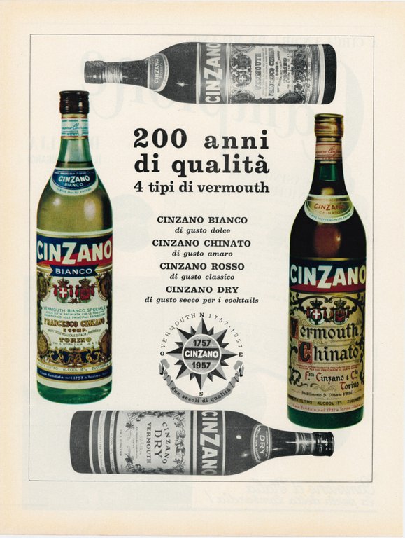 Casinò Campione d'Italia / Cinzano 200 anni di qualità. Advertising …