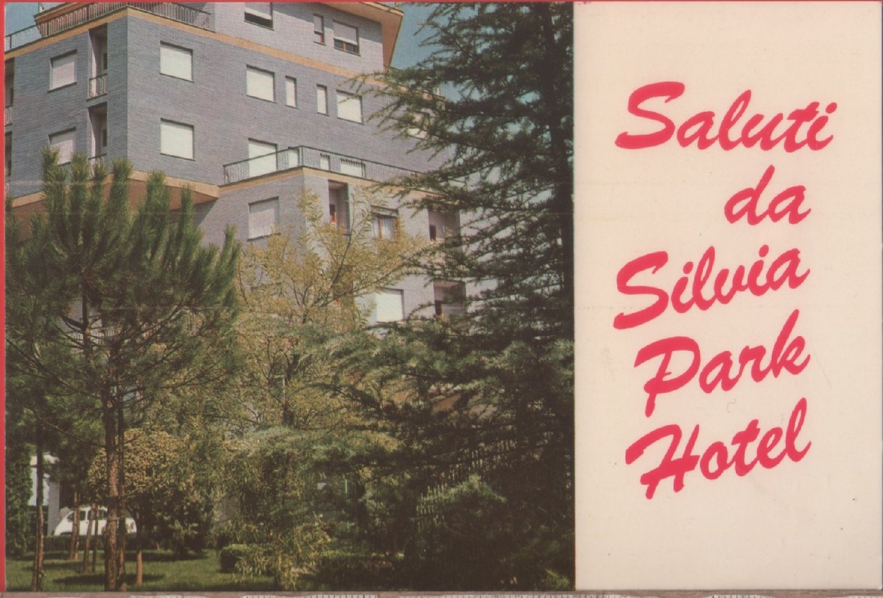 Cassino (FR). Saluti da Silvia Park Hotel. Non viaggiata
