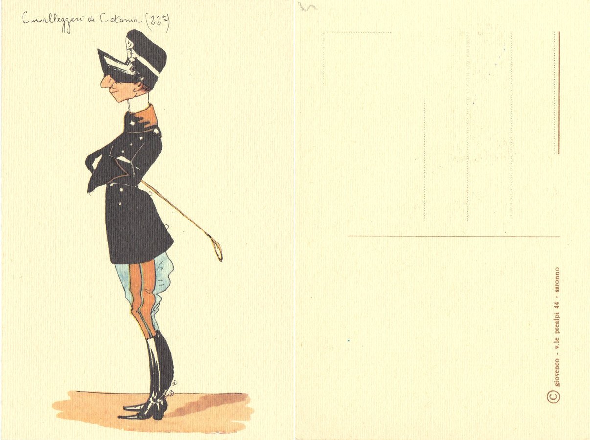 Cavalleggeri di Catania, 22^ (riproduzione). Non viaggiata