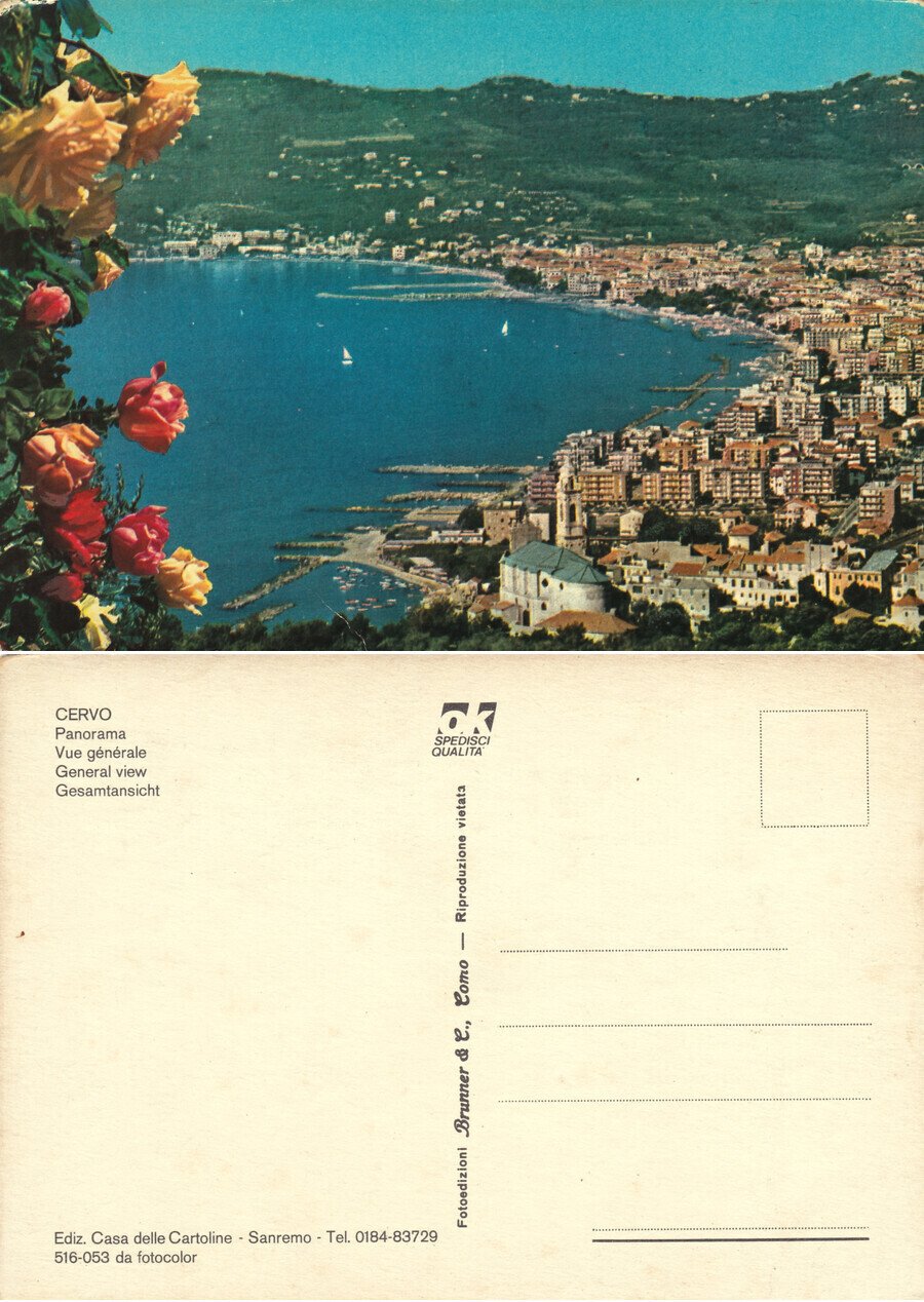 Cervo (IM). Panorama. Non viaggiata