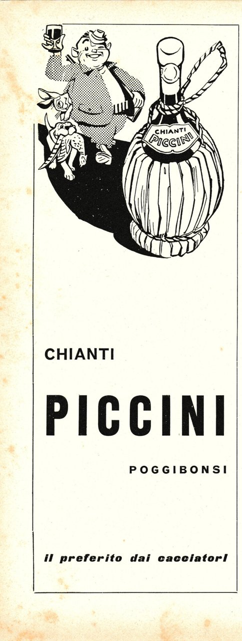 Chianti Piccini, Poggibonsi. Advertising 1965