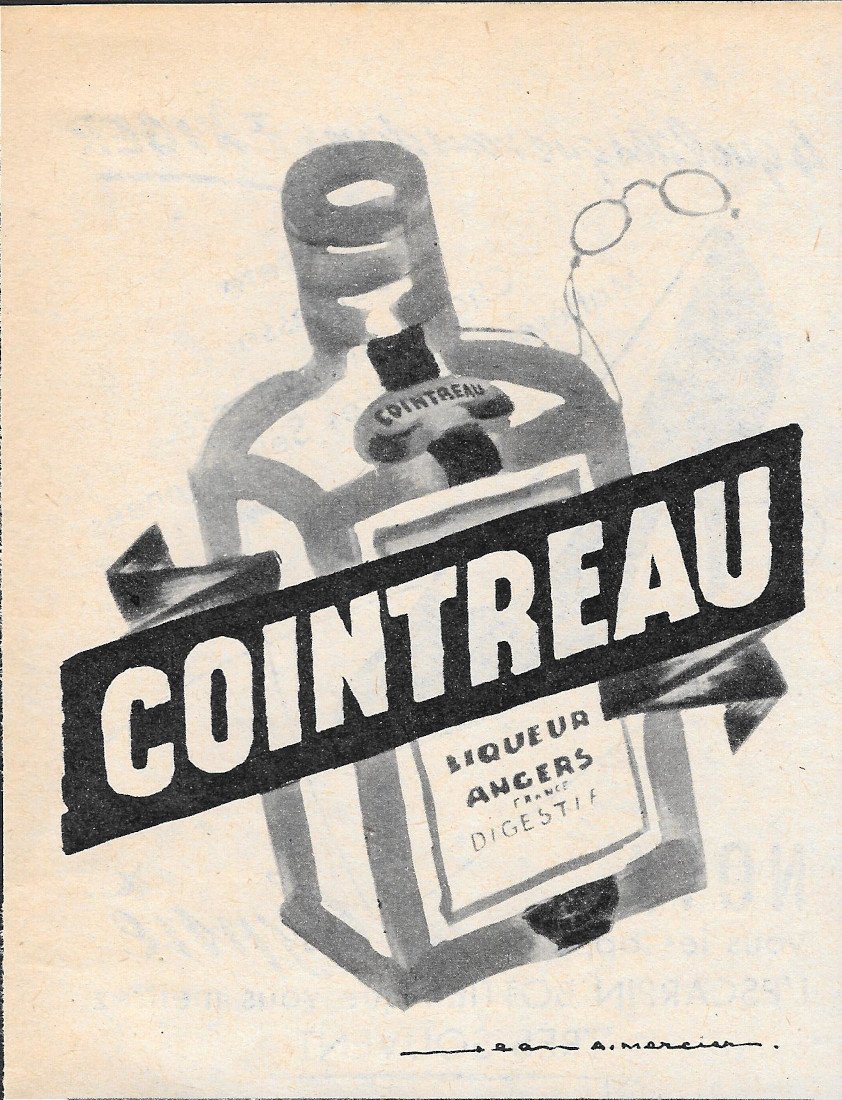 Cointreau / Nova Gypsie l'escarpin bottier - Advertising 1955