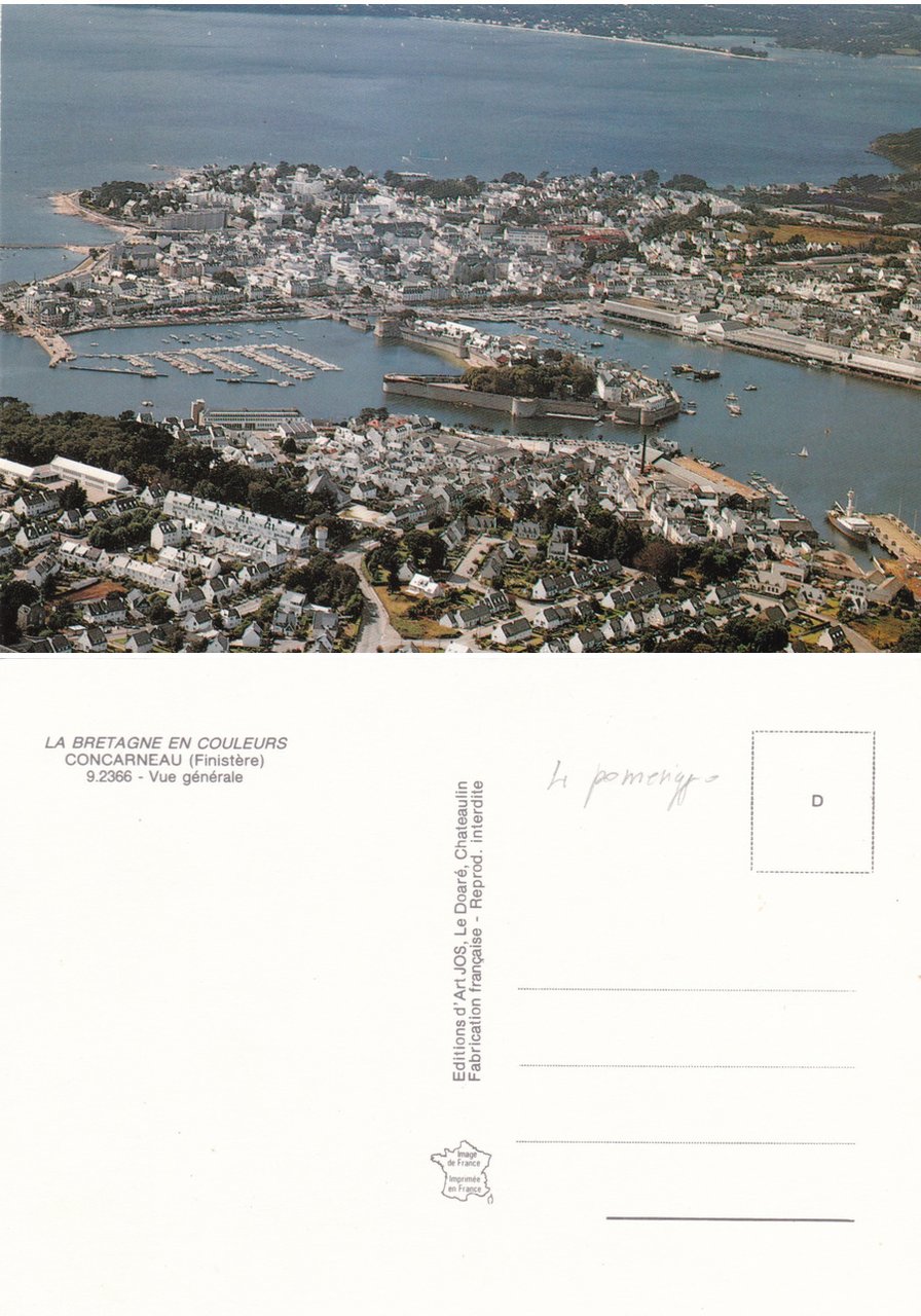 Concarneau (Finistere). Vue generale. Non viaggiata