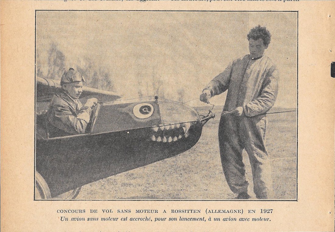Concours de vol sans moteur a Rossitten Allemagne en 1927 …