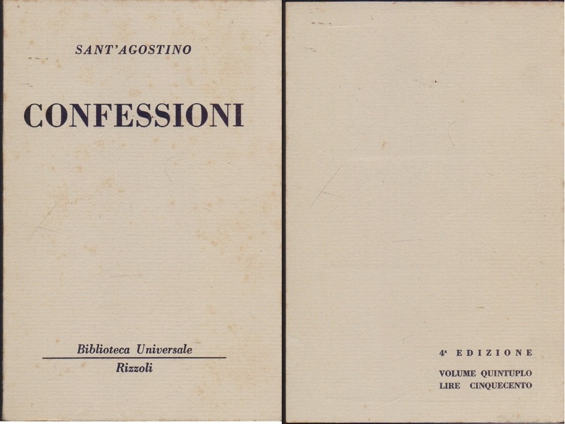Confessioni ( 1301-1305 B.U.R.) - Sant'Agostino
