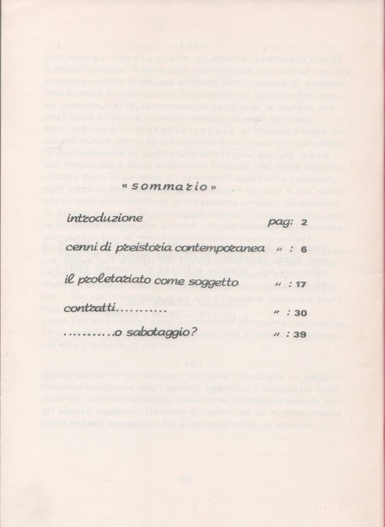 Contratti o sabotaggio