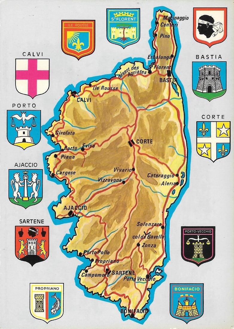 Corse. Ile d'Amour. Non viaggiata