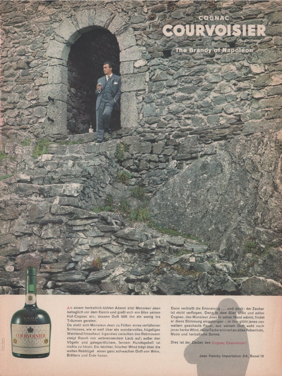 Courvoiser. Advertising 1959