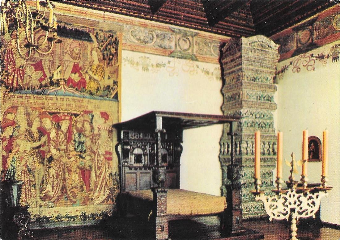 Cracovia. Castello di Wawel. Camera da letto di Sigismondo il …