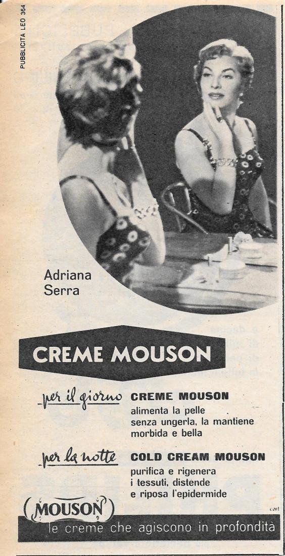 Creme Muson. Advertising 1956