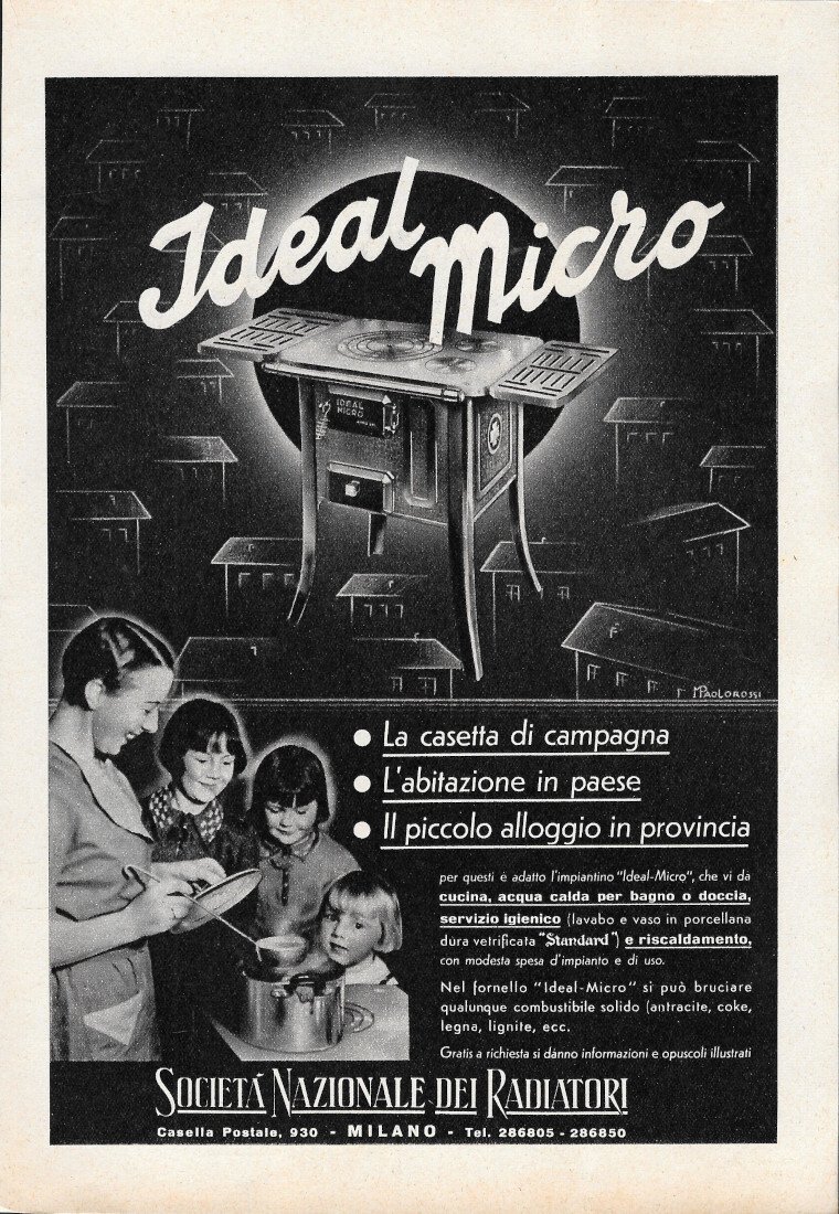 Cucine Ideal Micro / Dynamin Super Shell - Advertising 1939