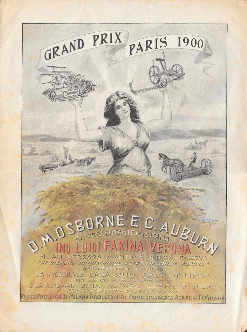 D.M. Osborne e C. Auburn macchine agricole Ing. Luigi Farina …