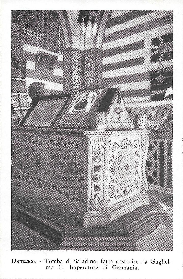 Damasco. Tomba di Saladino fatta costruire da Guglielmo II. Stampa …