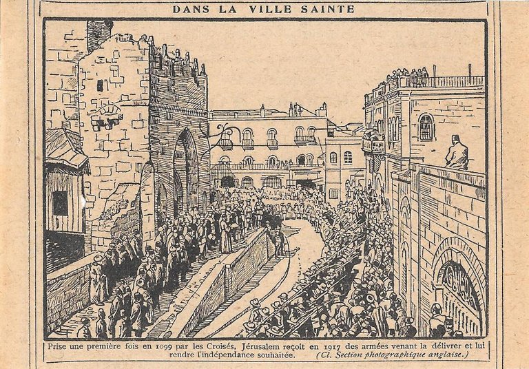 Dans la Ville Sante (Jerusalem). Stampa 1919