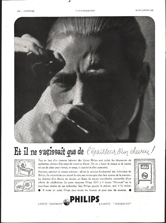 Delahaye camionettes et camion/Philips. Advertising 1932