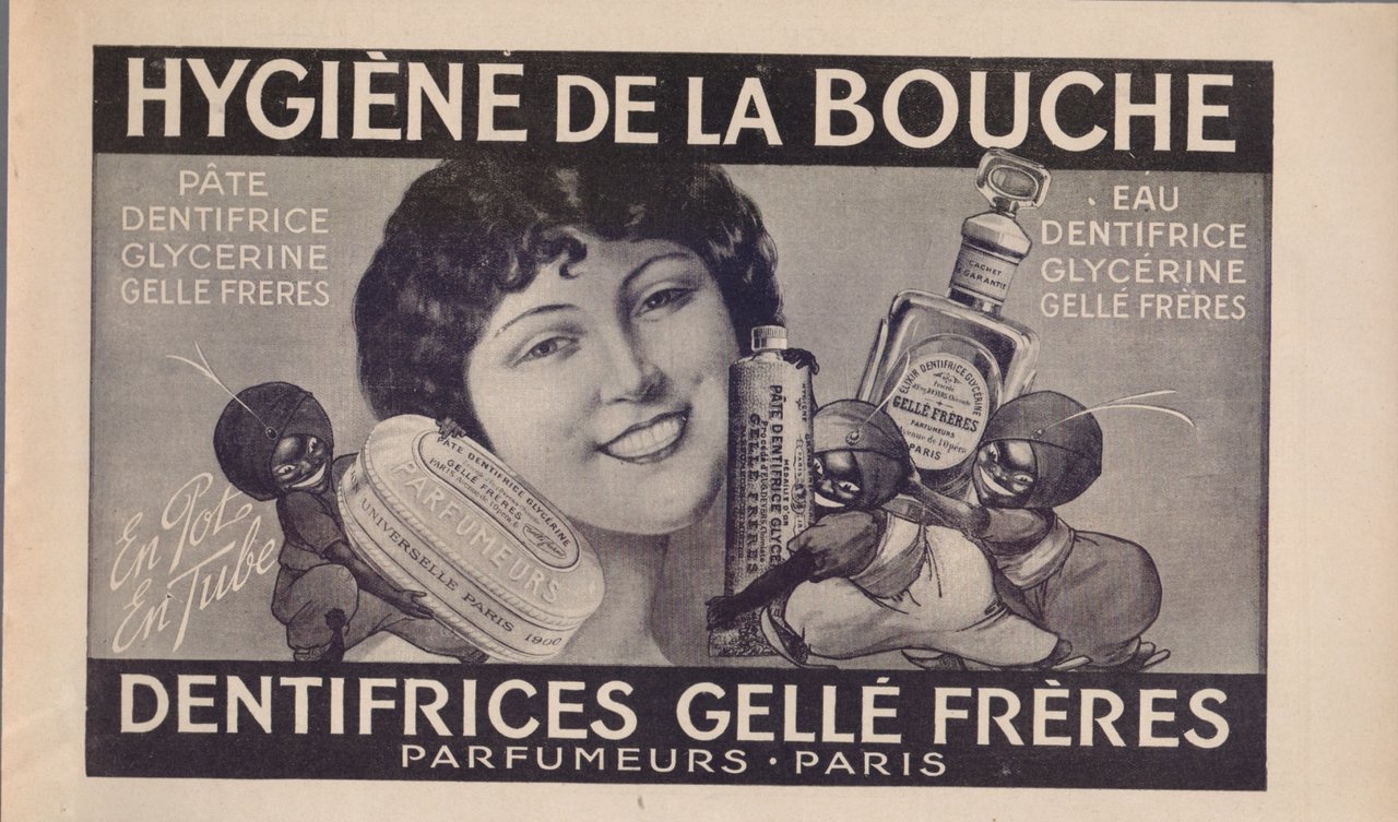 Dentifrices Gelle Freres. Advertising 1916
