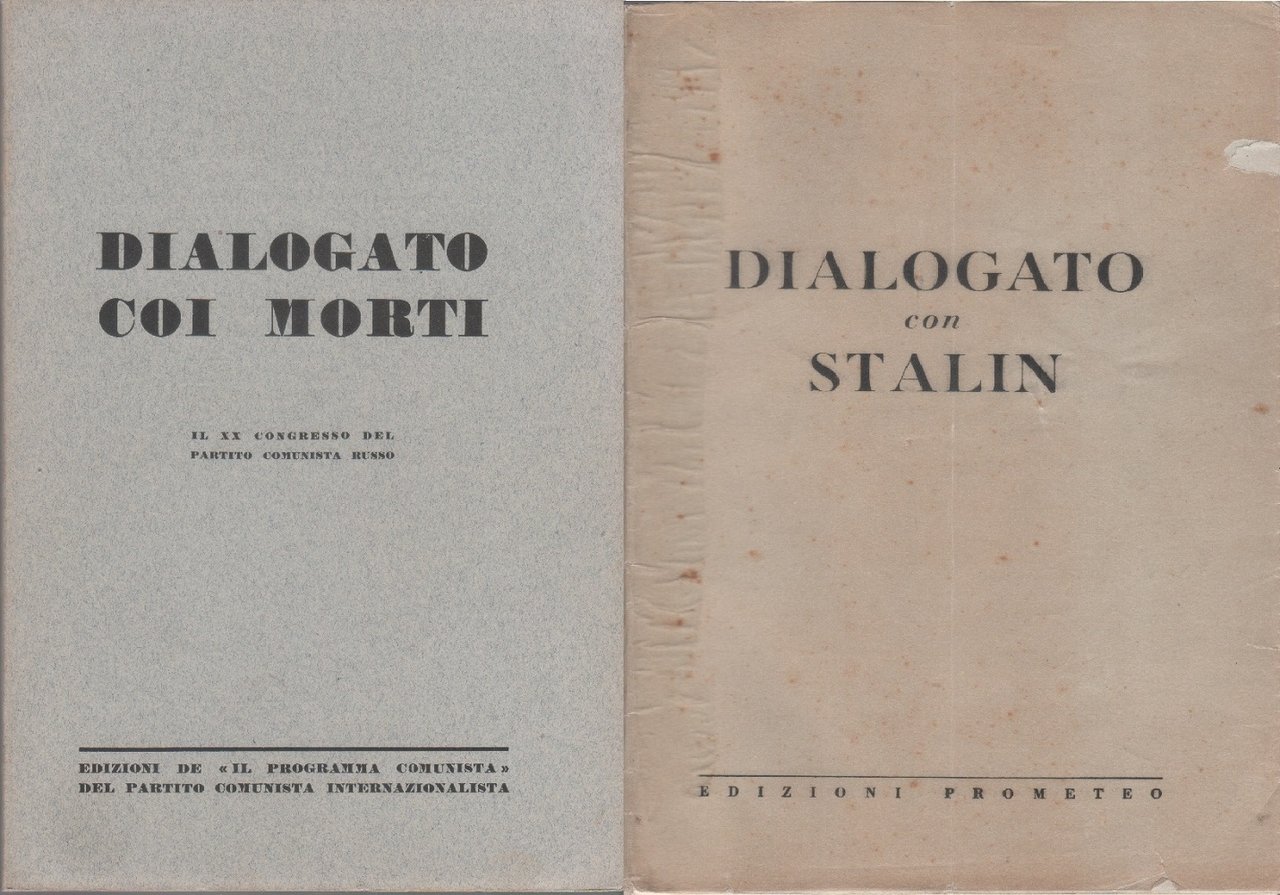 Dialogato coi morti. Il XX congresso del Partito comunista russo/ … | Immagine principale