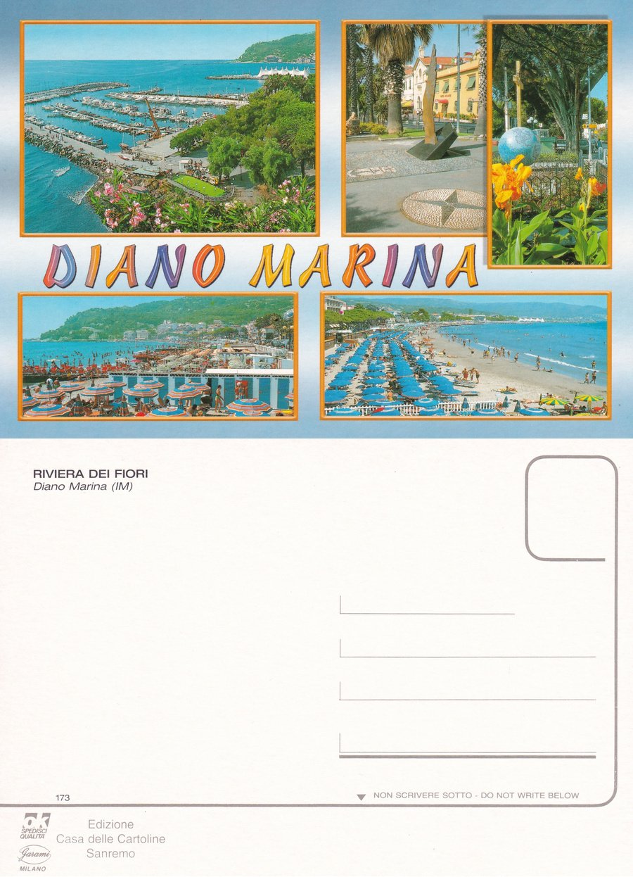 Diano Marina (IM). Vedute. Non viaggiata