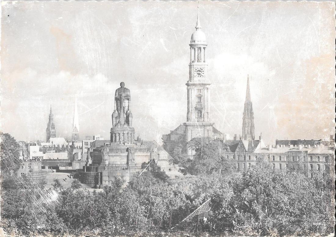 Die Turme der Stadt Hamburg. Non viaggiata