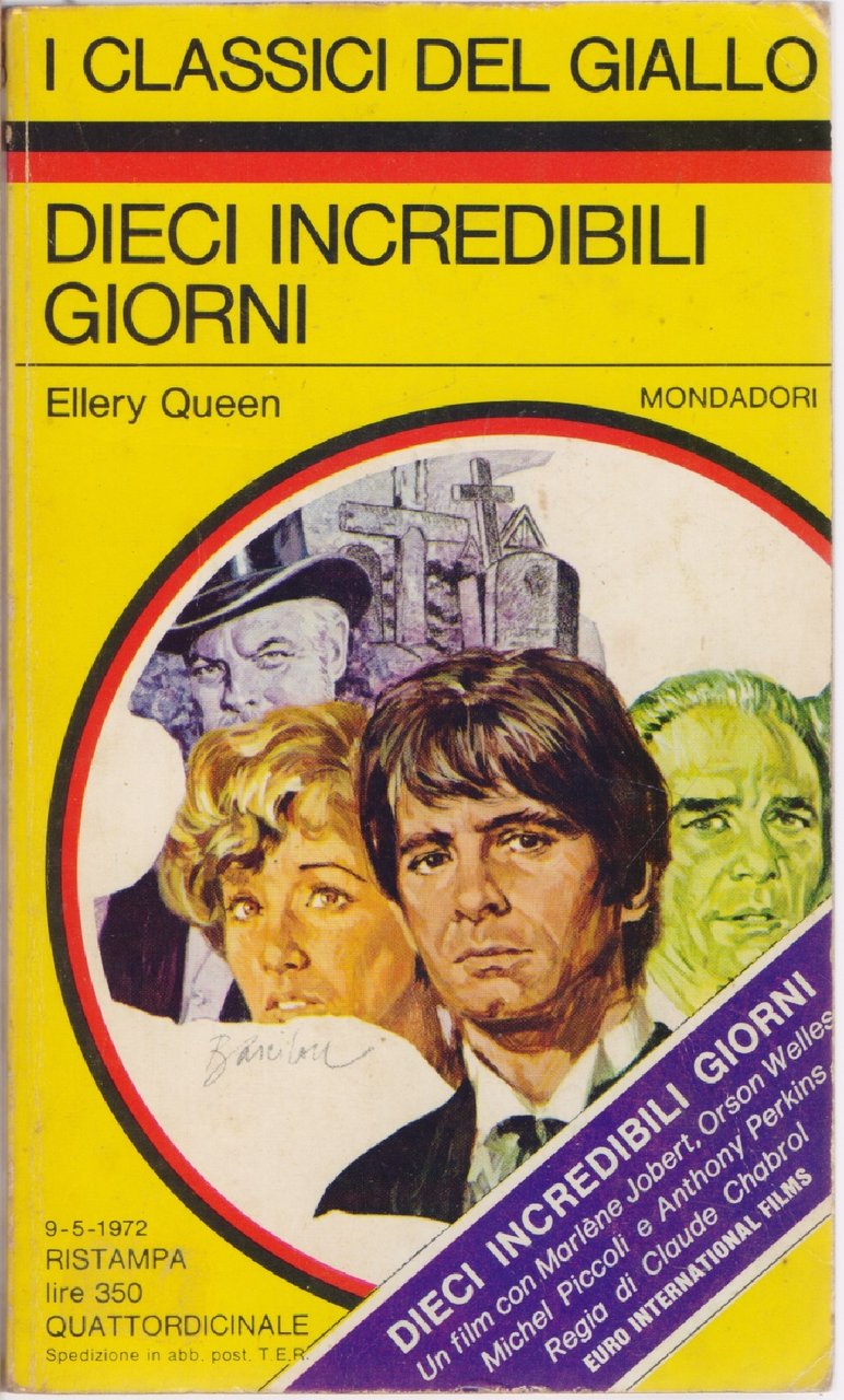 Dieci incredibili giorni - Ellery Queen