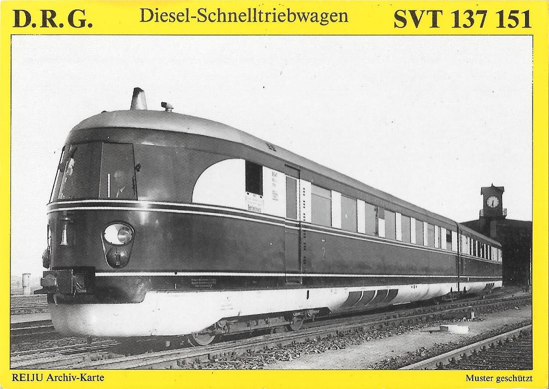 Diesel. Schnelltriebwagen. SVT 137 151. "Berlin". Non viaggiata