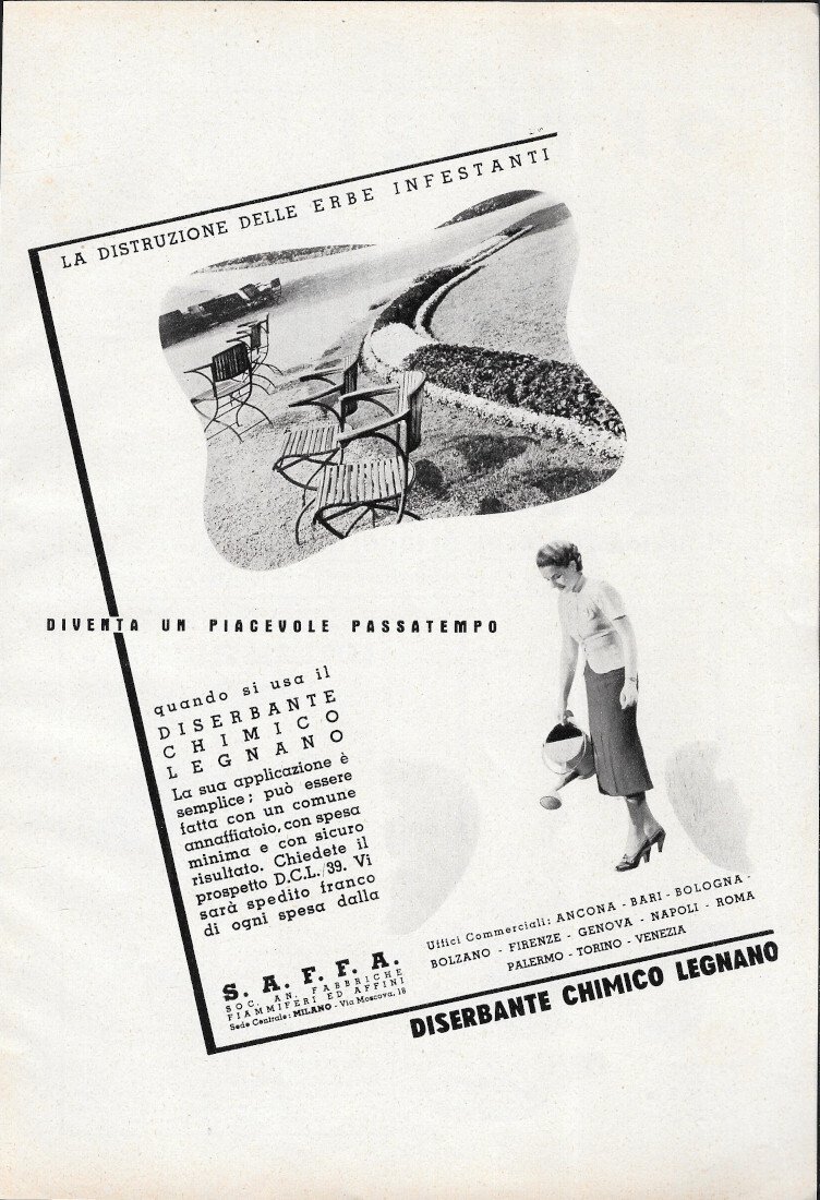 Diserbante Chimico Legnano - Advertising 1939