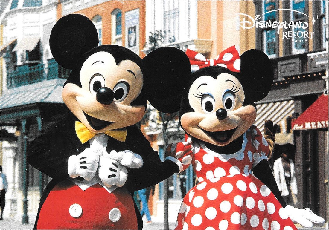 Disneyland Resort Paris. Topolino e Minnie. Non viaggiata