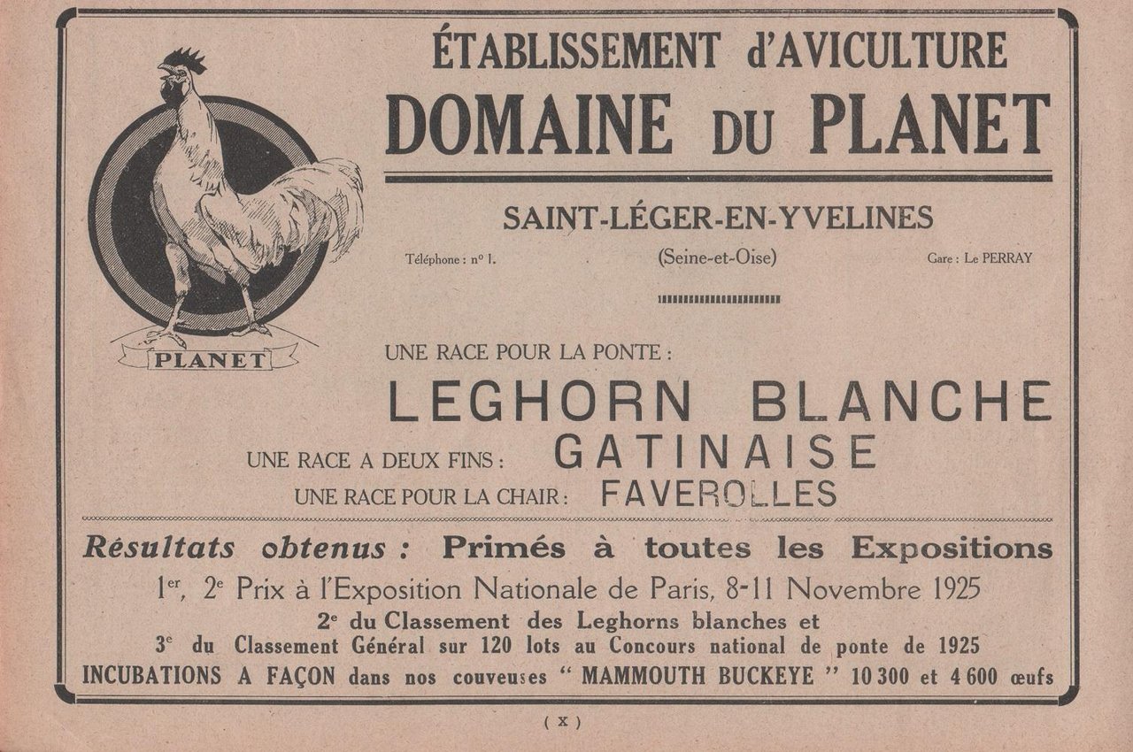Domaine du Planet, Saint Leger en Yvelines. Etablissement d'aviculture. Advertising …