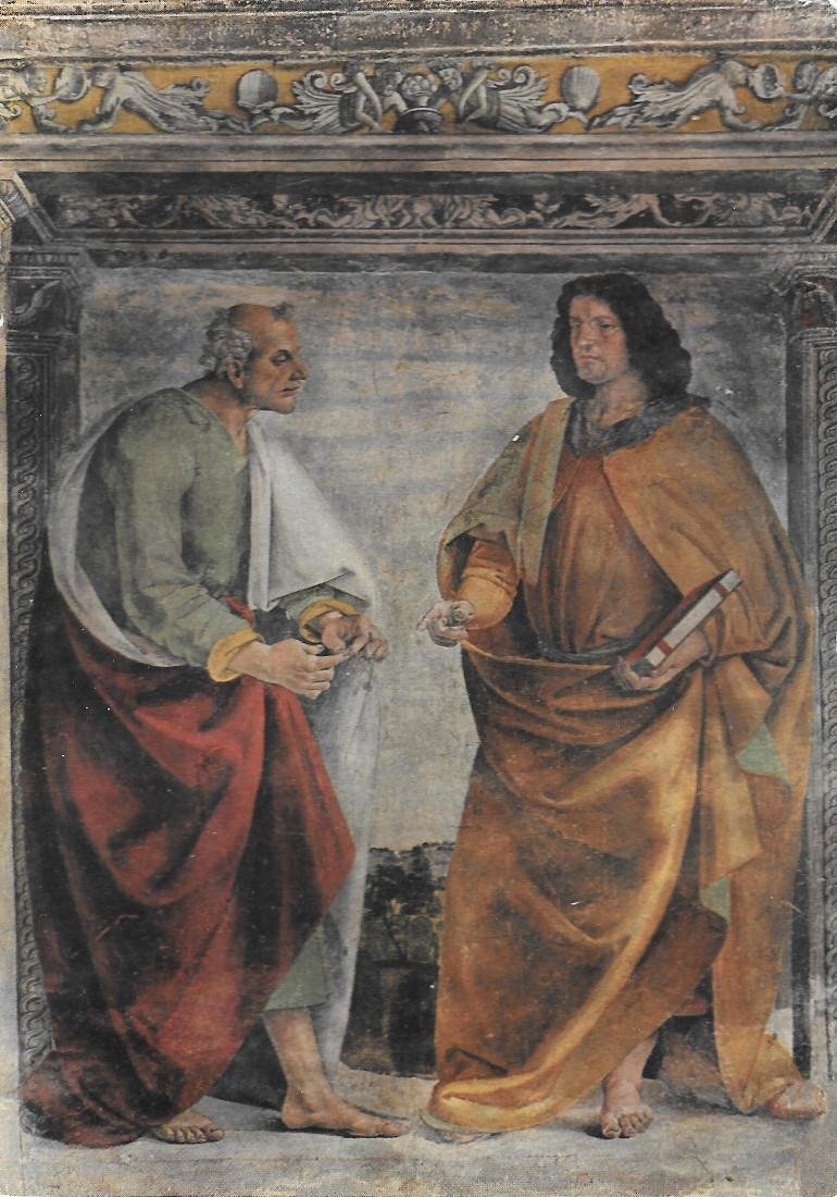 Due Apostoli (L. Signorelli). Loreto, sagrestia di S. Giovanni. Non …