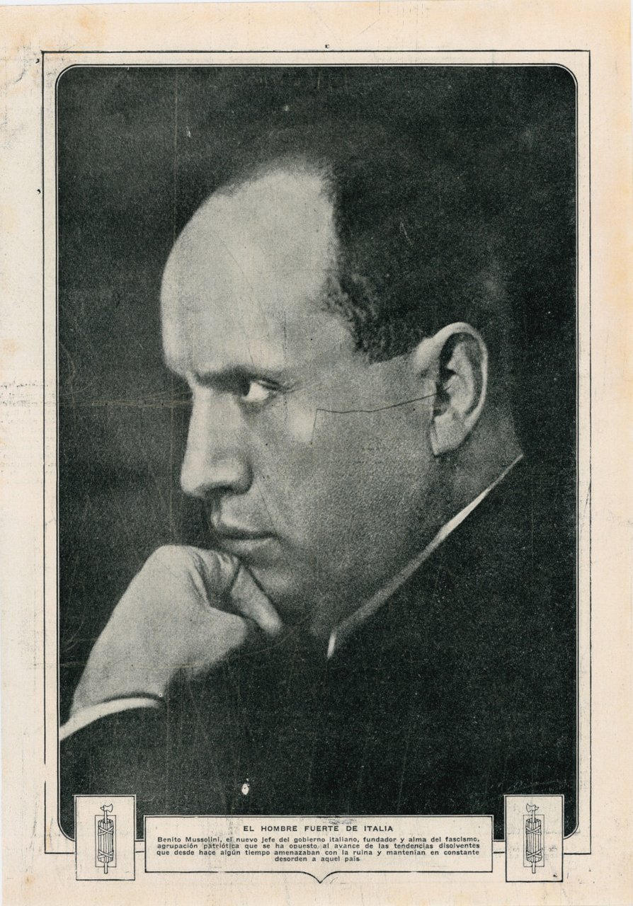 El hombre fuerte de Italia (Mussolini). Immagine1922