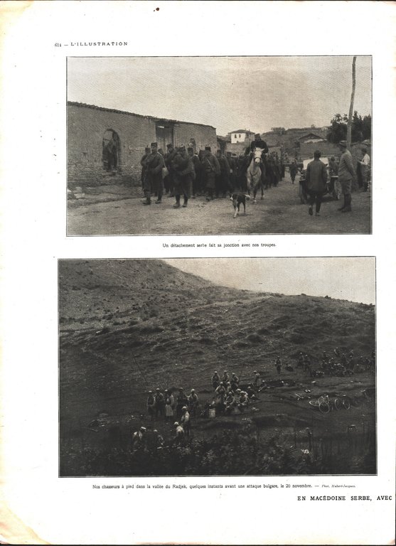 En Macedonie avec les troupes francais (WWI). Immagine 1915, 2 …