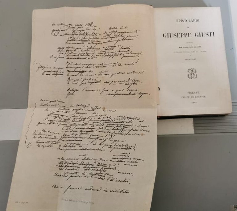 Epistolario di Giuseppe Giusti ordinato da Giovanni Frassi. Volume 1