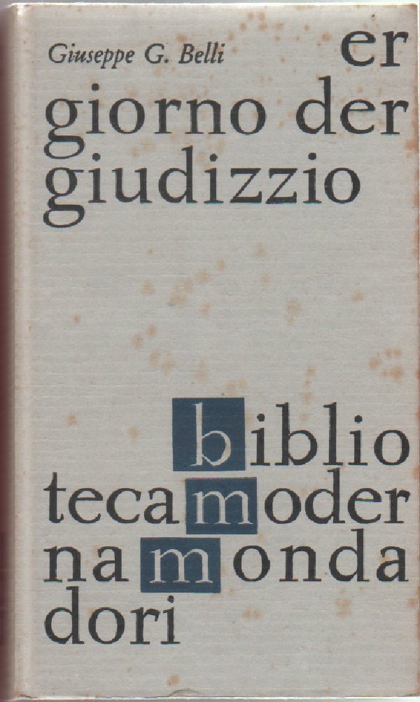 Er giorno der giudizzio - Giuseppe G. Belli