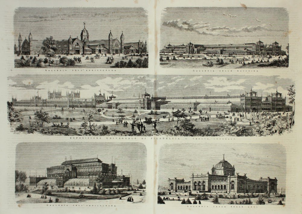 Esposizione di Filadelfia. Stampa 1876