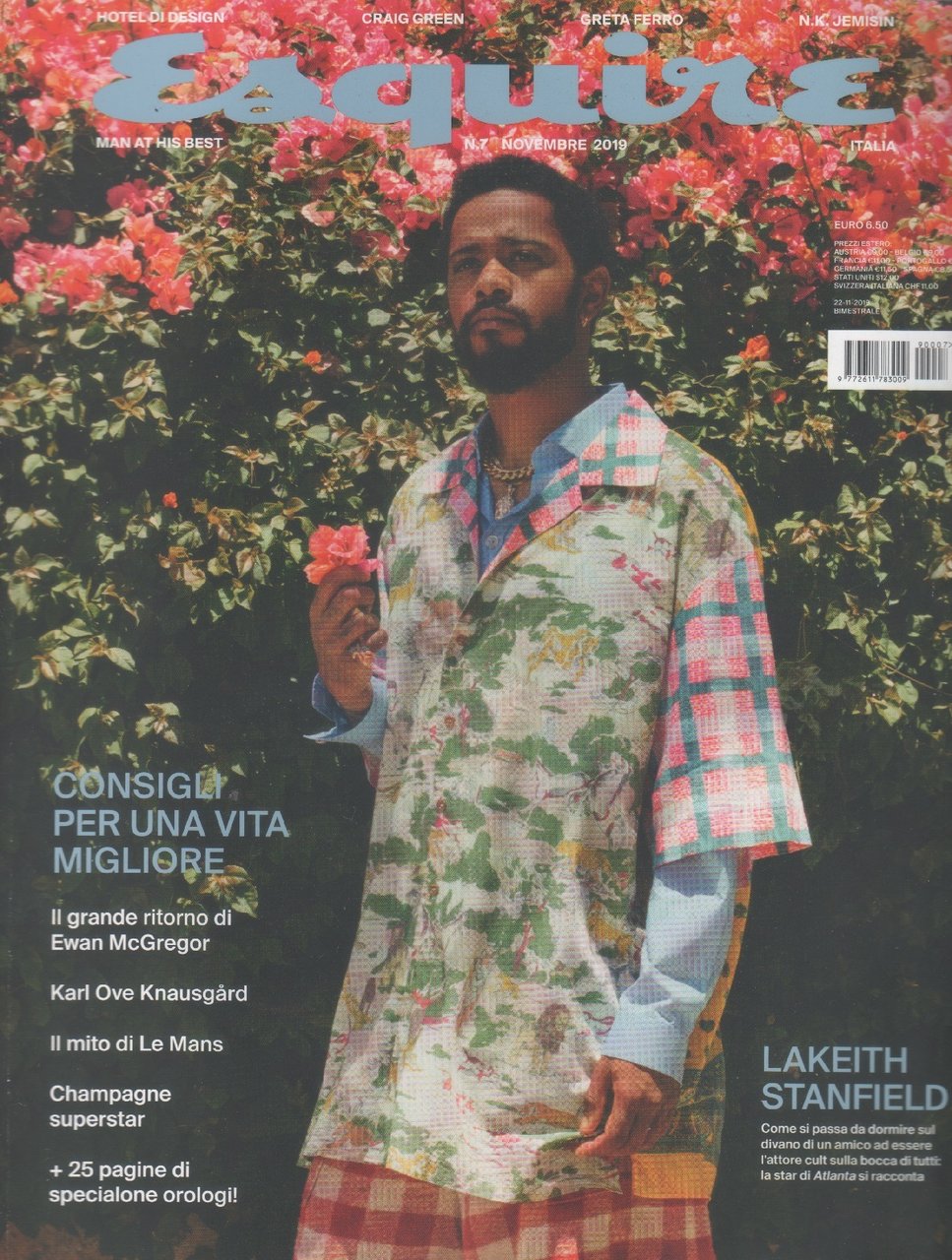 Esquire. Rivista. N. 7 novembre 2019