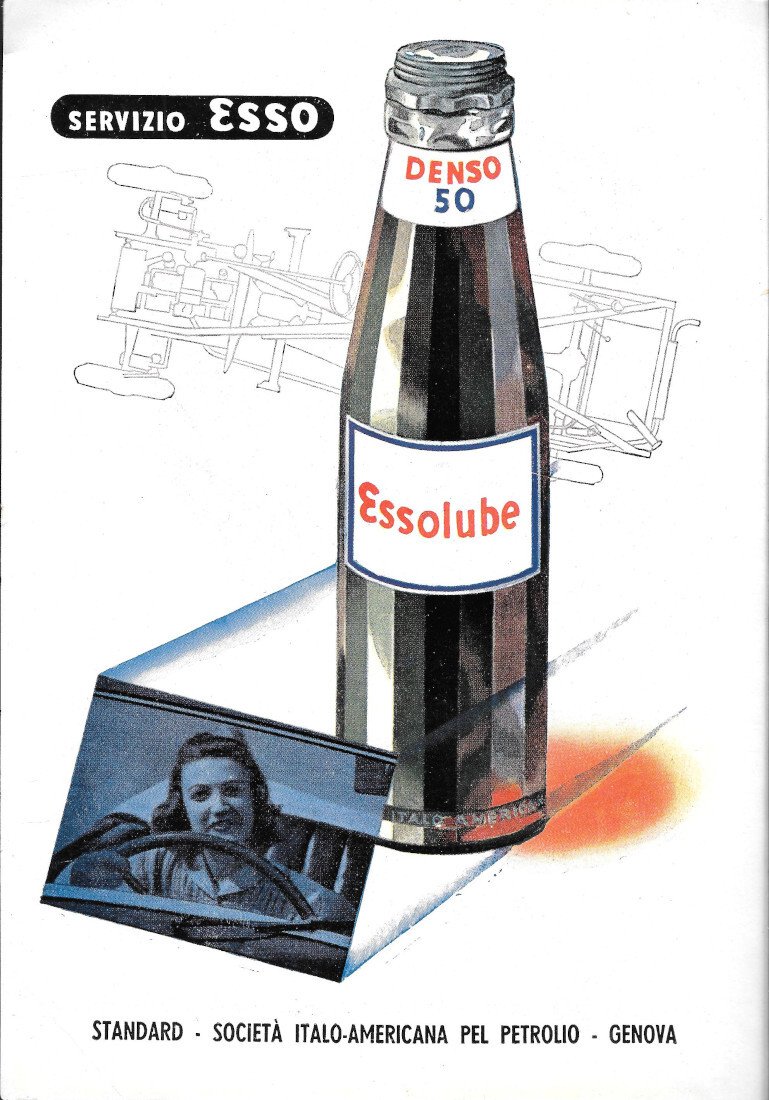Essolube Denso 50 - Advertising 1939