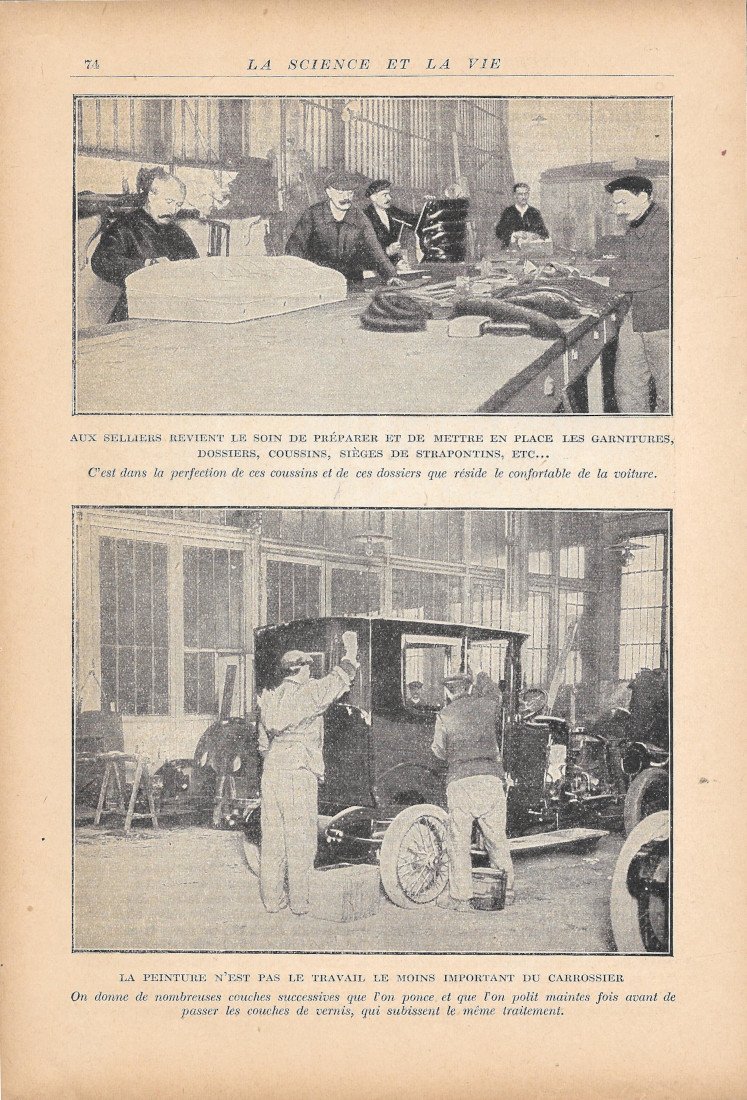 Etapes d'une carrosserie d'automobile - Immagine 1920