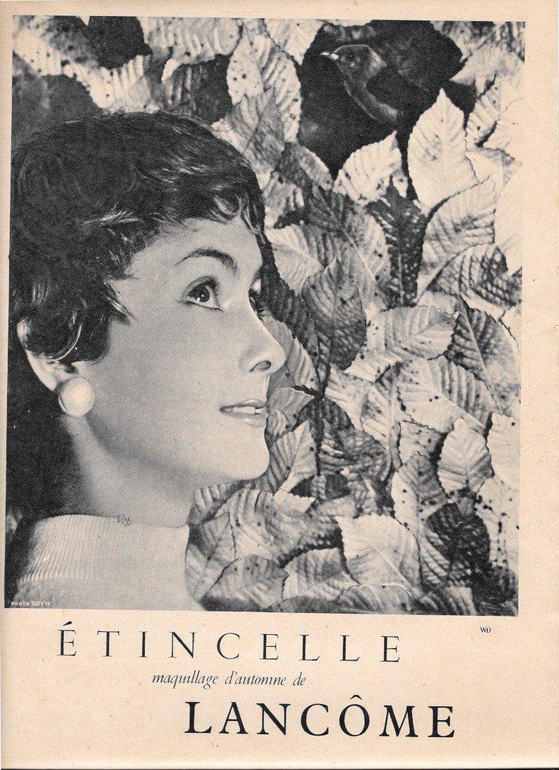 Etincelle maquillage d'automne de Lancome - Advertising 1955