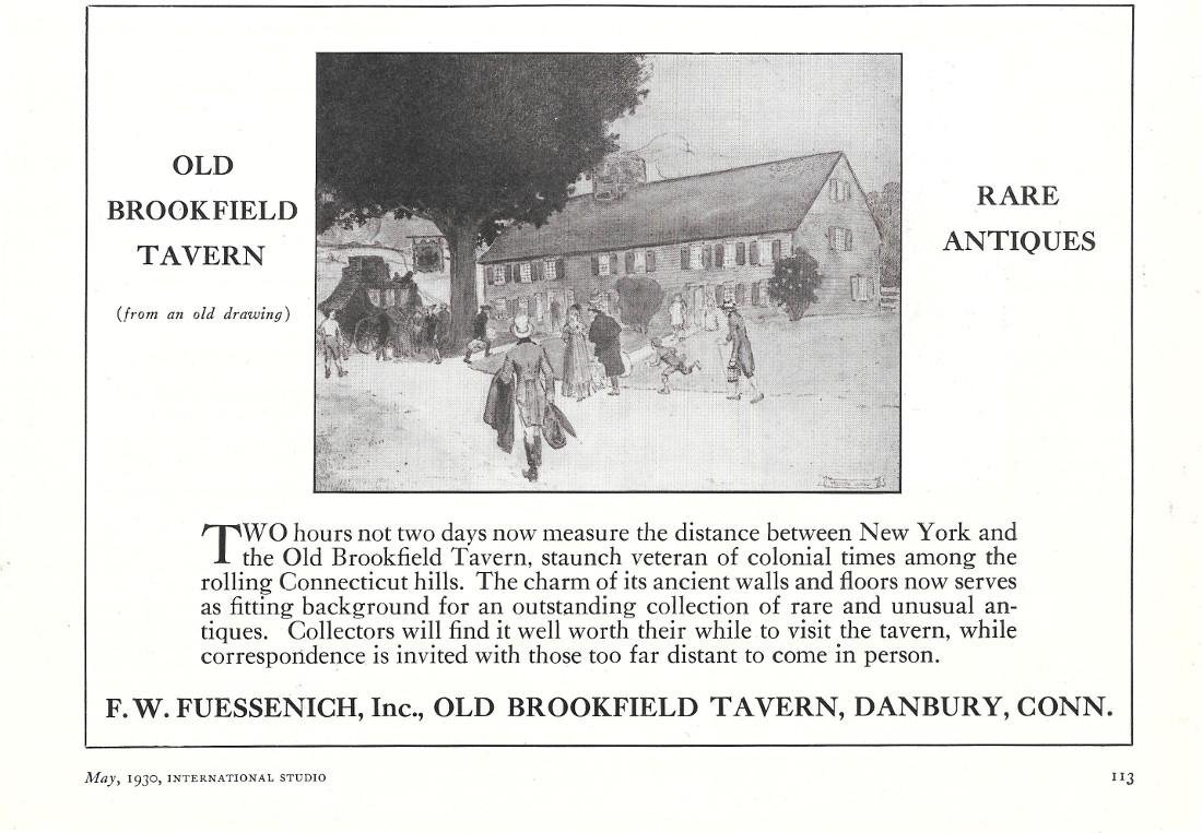 F.W. Fuessenich Inc, Danbury Conn. Pubblicita 1930